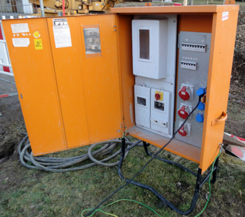 Baustromkasten bei Stefan Wolf Elektrotechnik in Bad Honnef